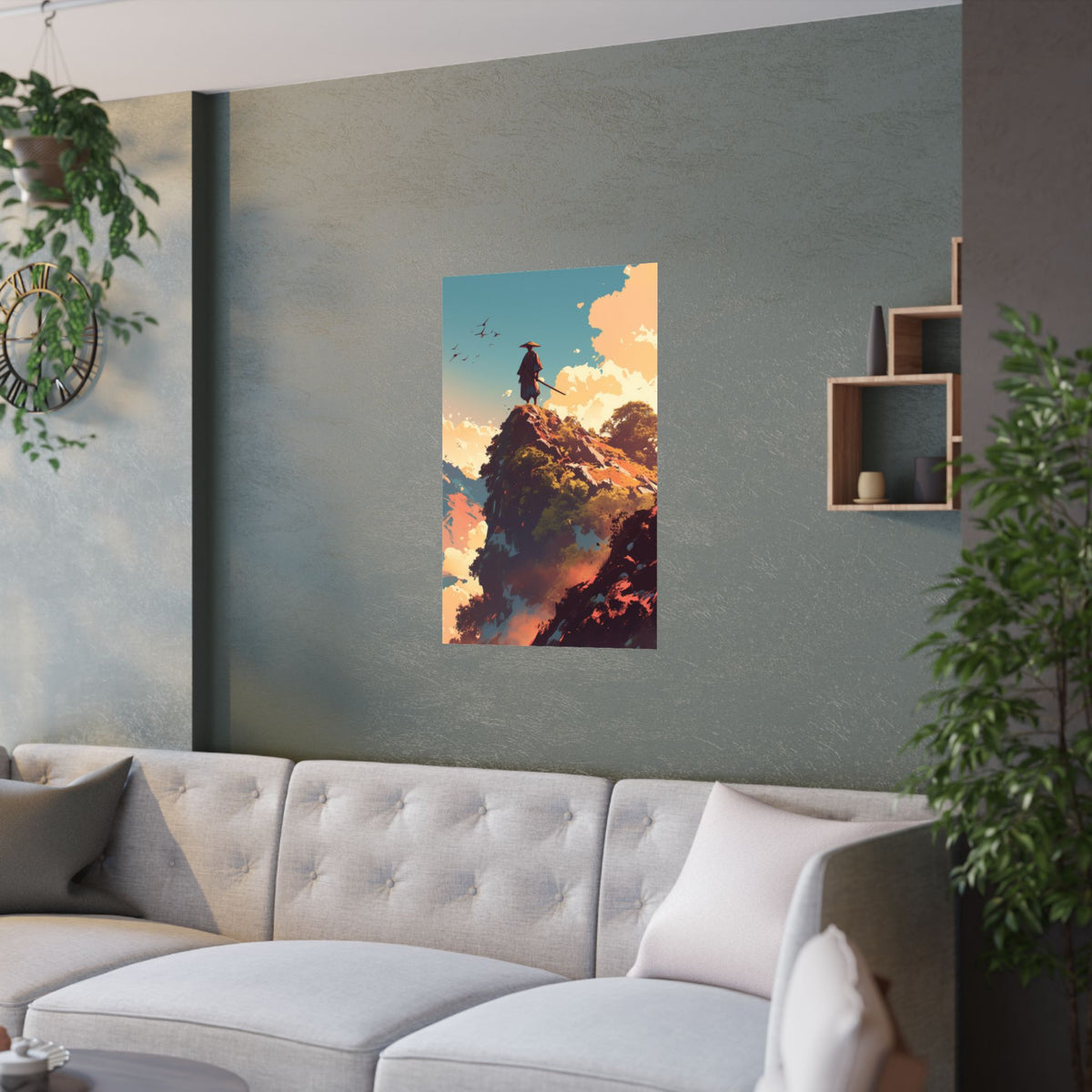 Tranquility Samurai Anime Poster