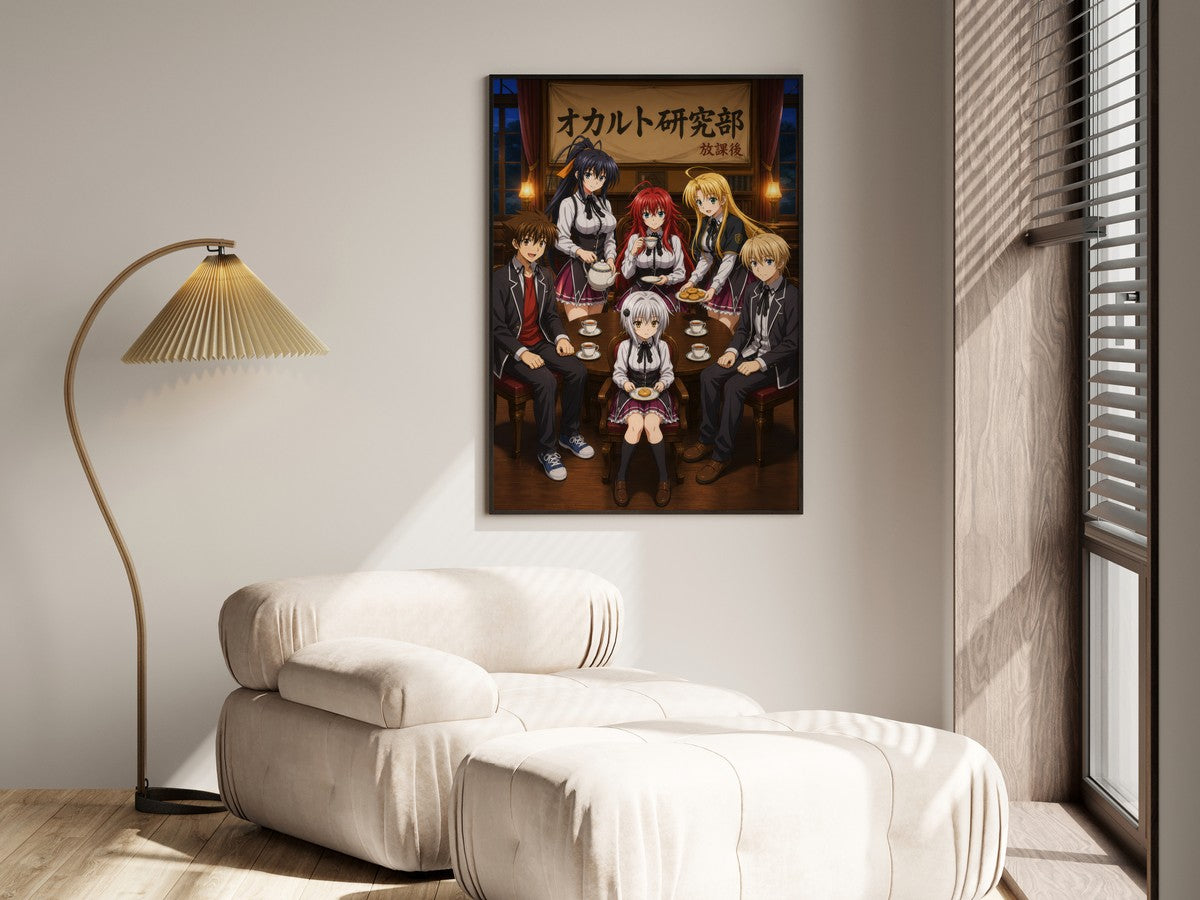 High School DxD P11 Occult Club Tea Anime Poster