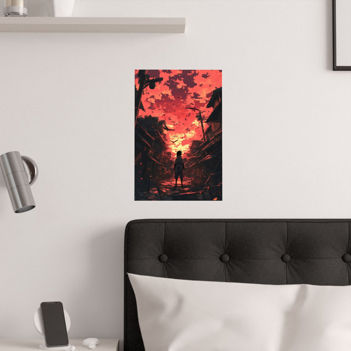 Naruto Sasuke Village Anime Poster