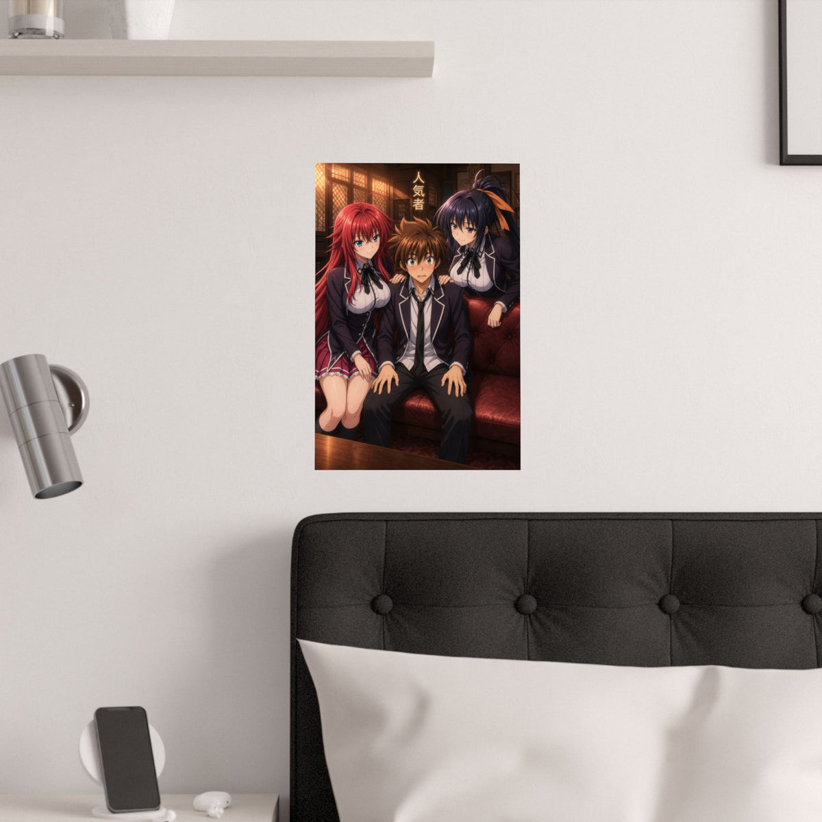 High School DxD P05 Issei Rias Akeno Rivalry Anime Poster
