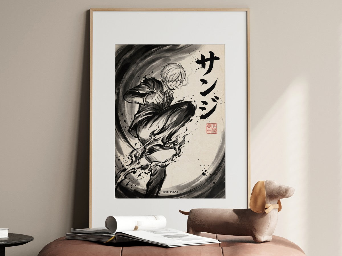 One Piece Sanji V1 Anime Poster