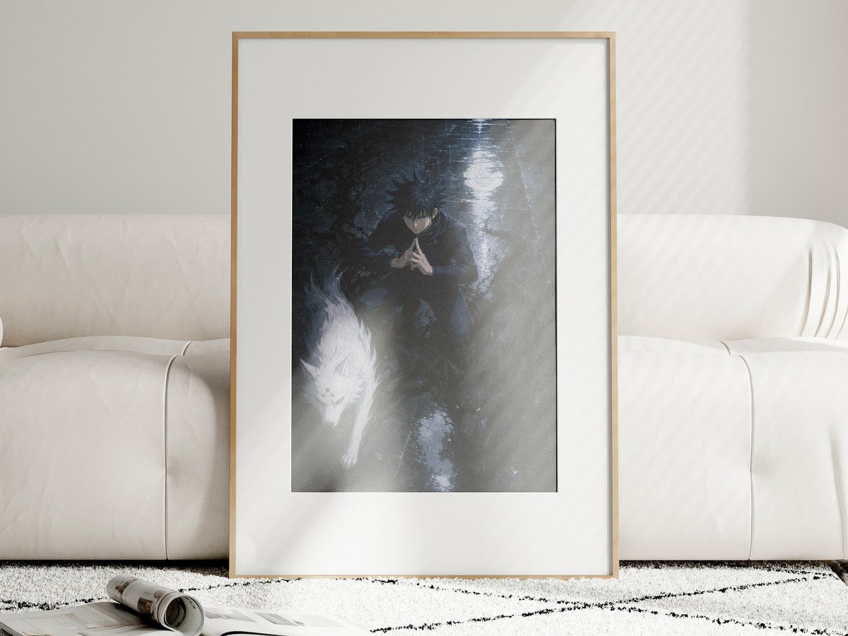 Jjk Megumi-Divine-Dogs Shadow-Architecture Gpt-Image-2 Pixazo Medium Art-V01 Ani