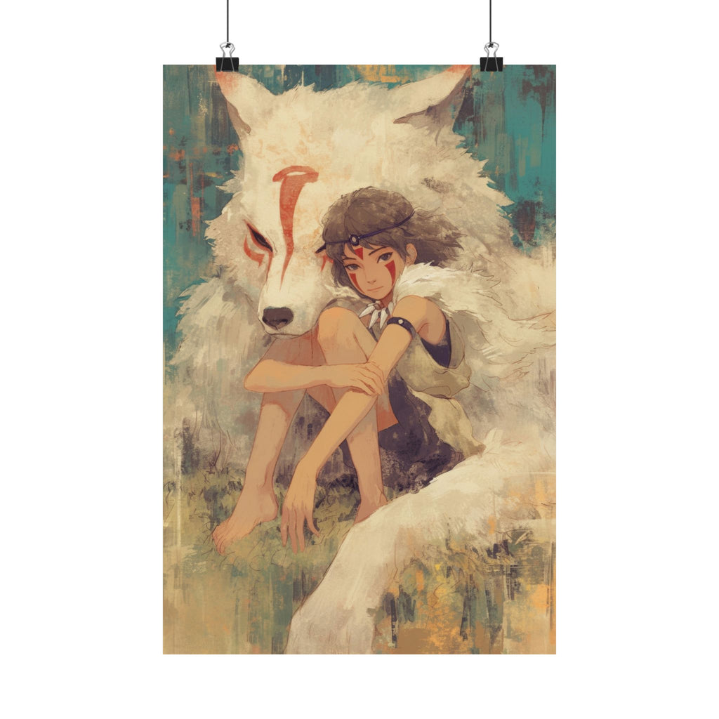 Princess Mononoke Fox 1 Anime Poster