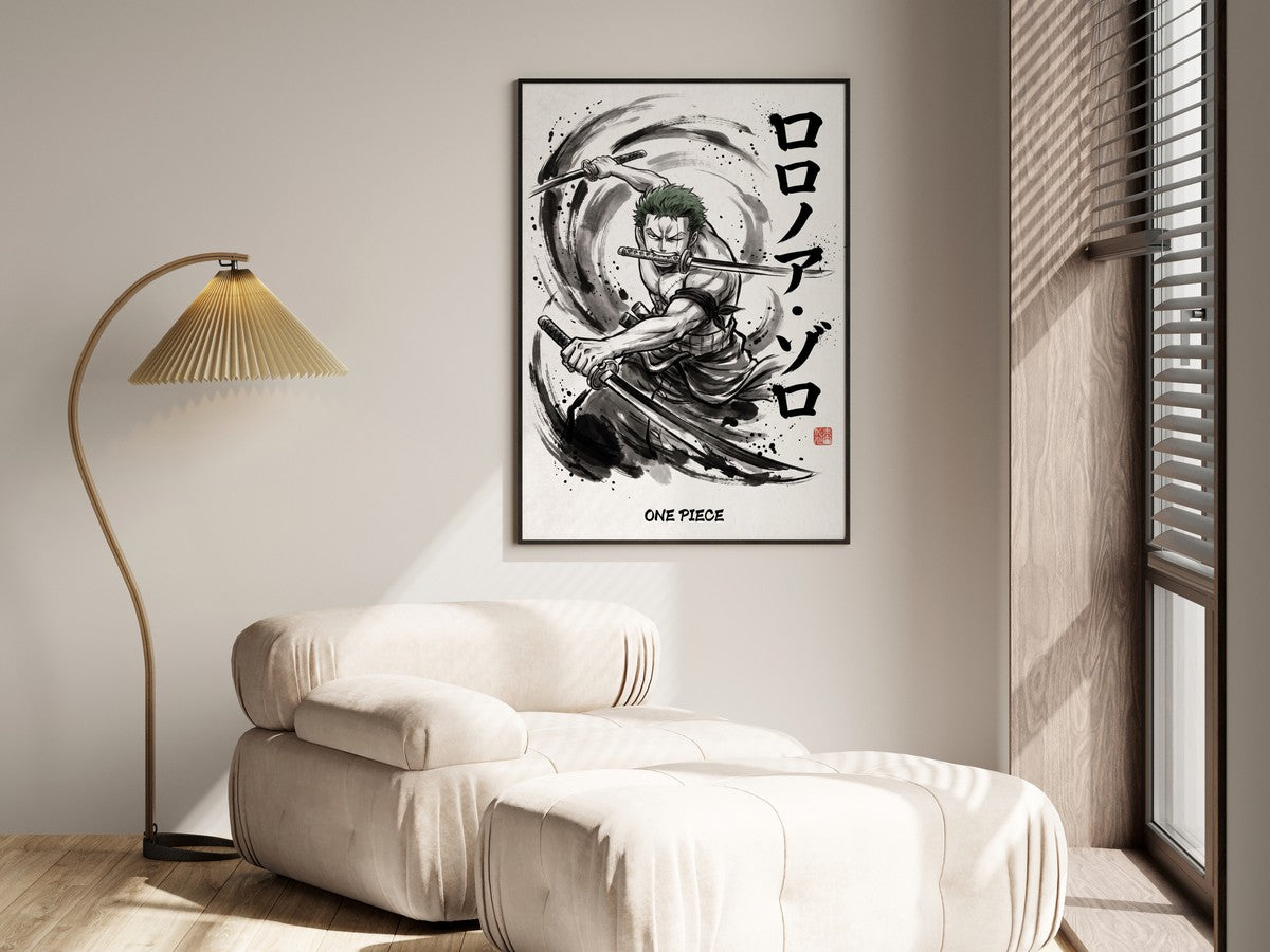 One Piece Zoro V1 Anime Poster