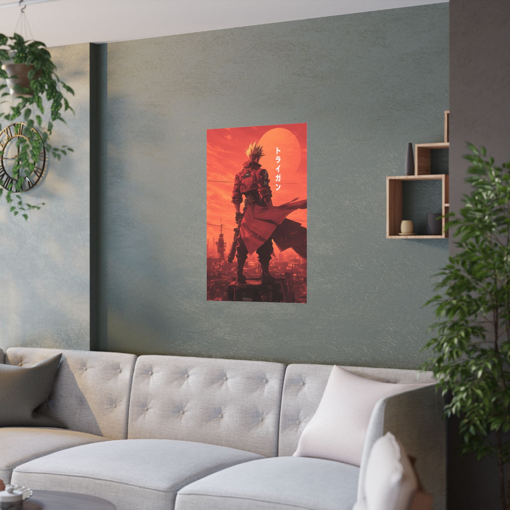 Trigun Vash Anime Poster
