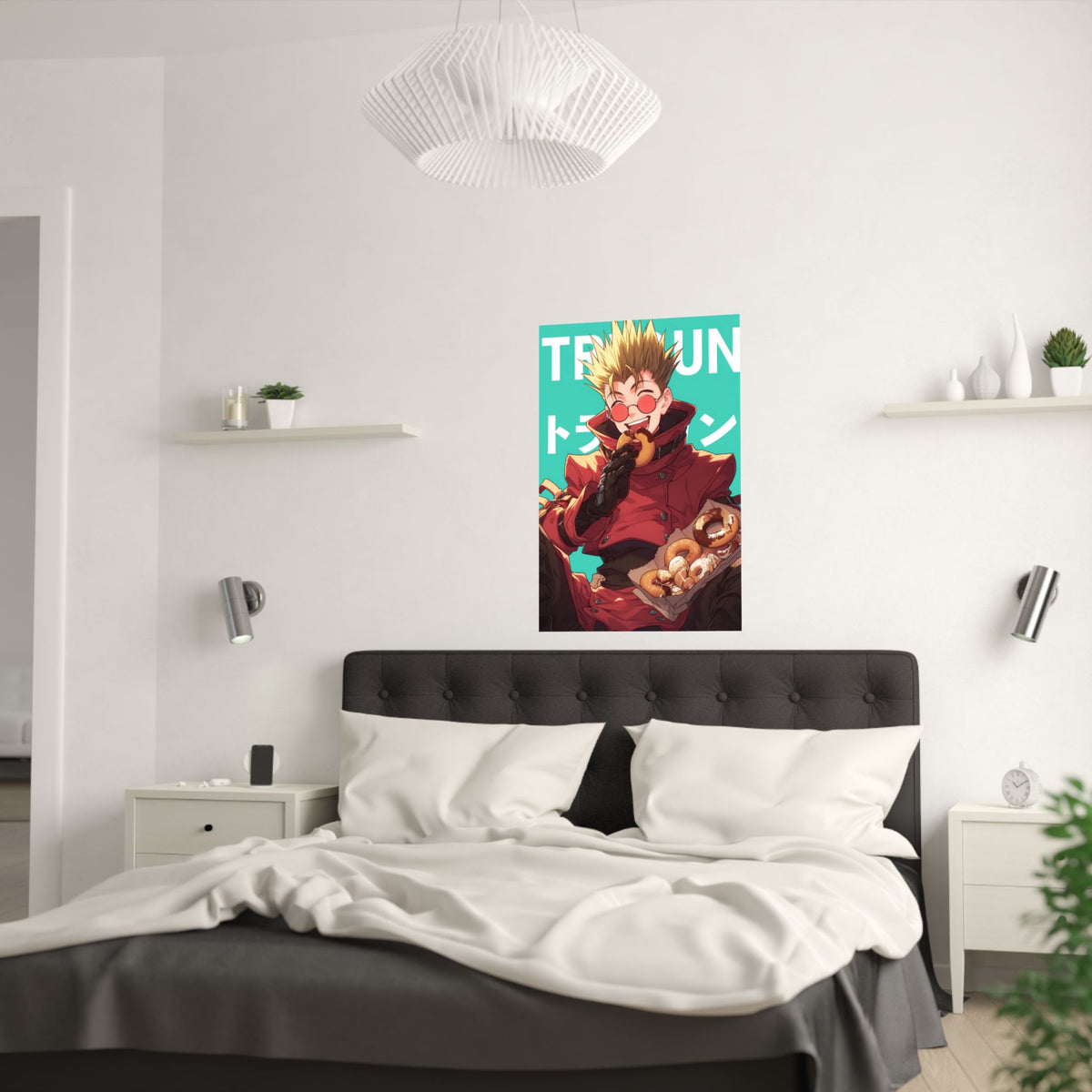 Vash The Stampede Trigun Donut Poster Anime Poster