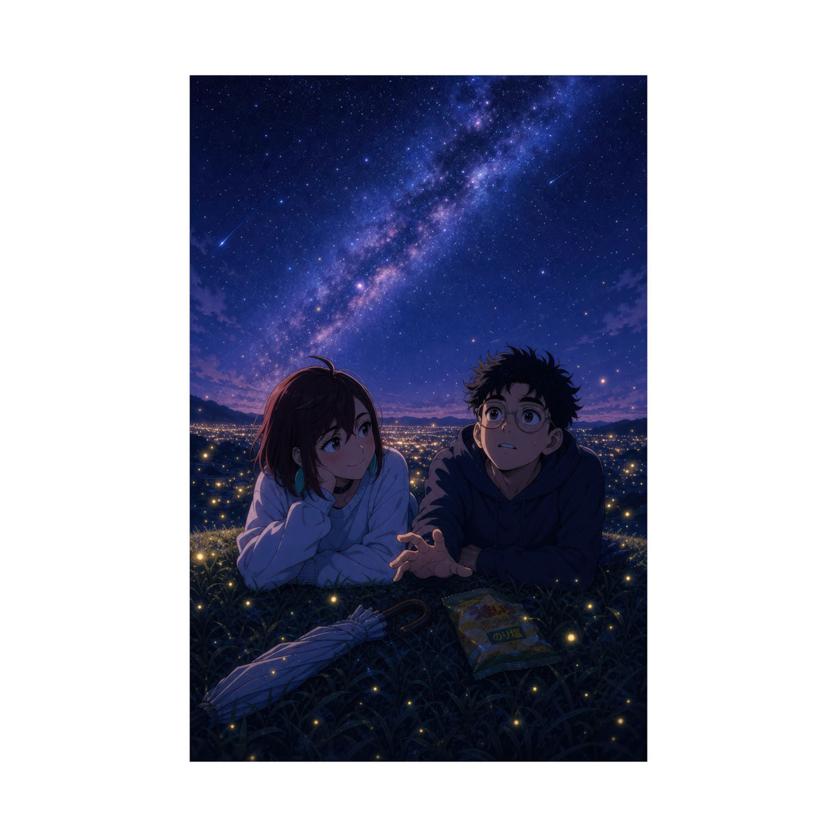Dandadan Ddd03Stargaze Momo Okarun Star Date Canyon Ghibli Starlit Romantic Anim