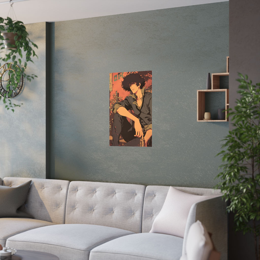 Cowboy Bebop Spike Siegel Anime Poster