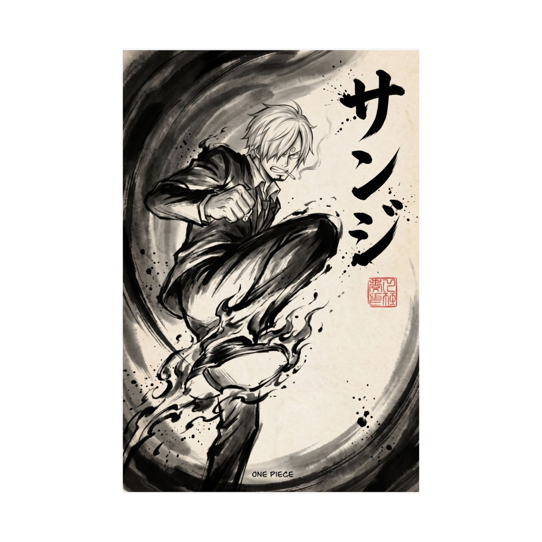 One Piece Sanji V1 Anime Poster