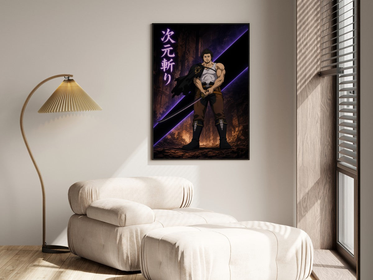 Black Clover P05B Yami Dimension Slash Anime Poster