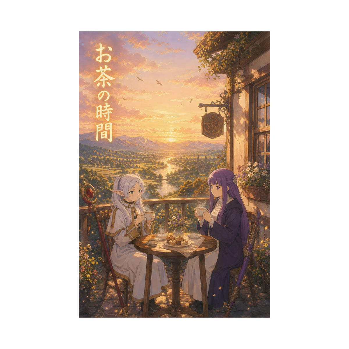 Frieren Fr06 Fern Tea Anime Poster