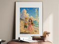 Demon Slayer Zenitsu Nezuko Dreamy Seaside Shaved Ice Anime Poster