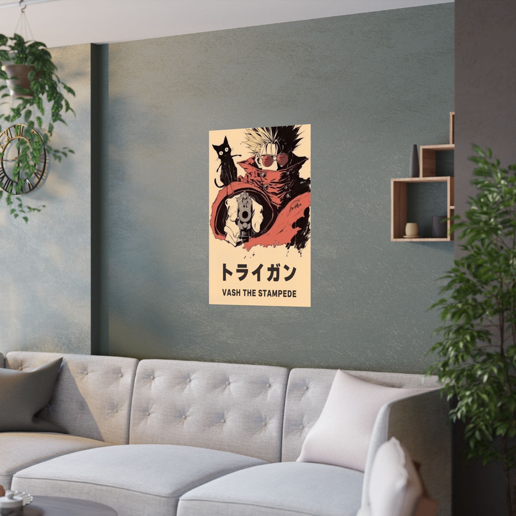 Trigun Vash Anime Poster