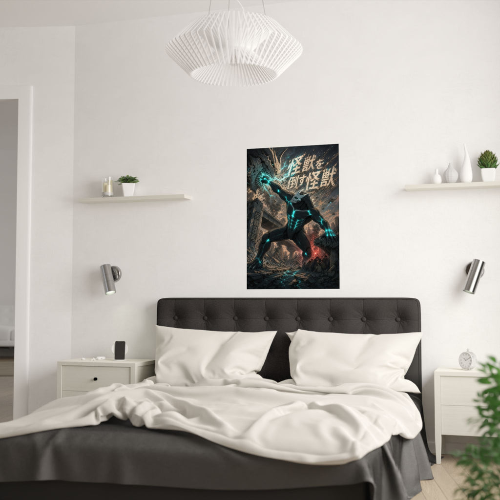 Kaiju No. 8 Kj8 C04 Kaiju8 Hero Monster Rescue Anime Key Art Anime Poster