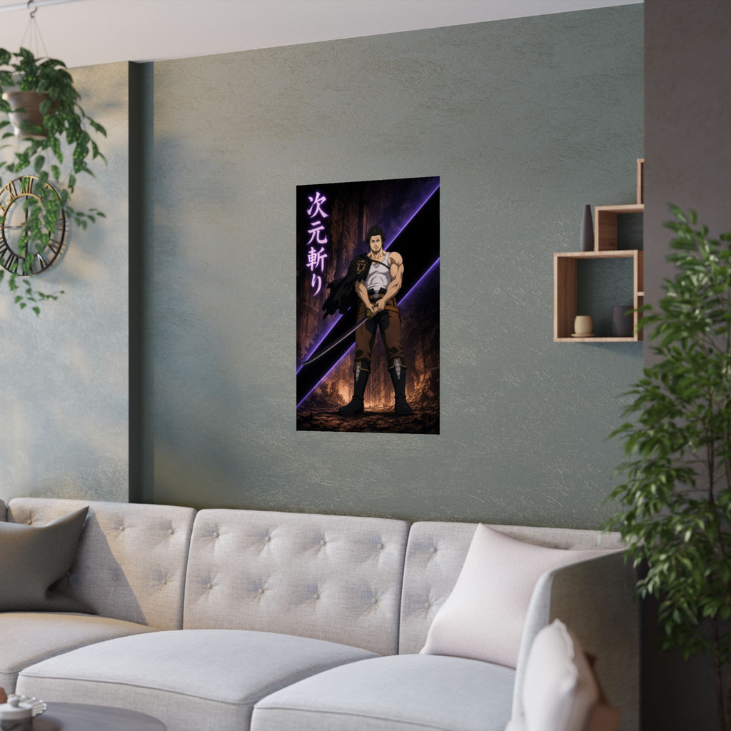 Black Clover P05B Yami Dimension Slash Anime Poster