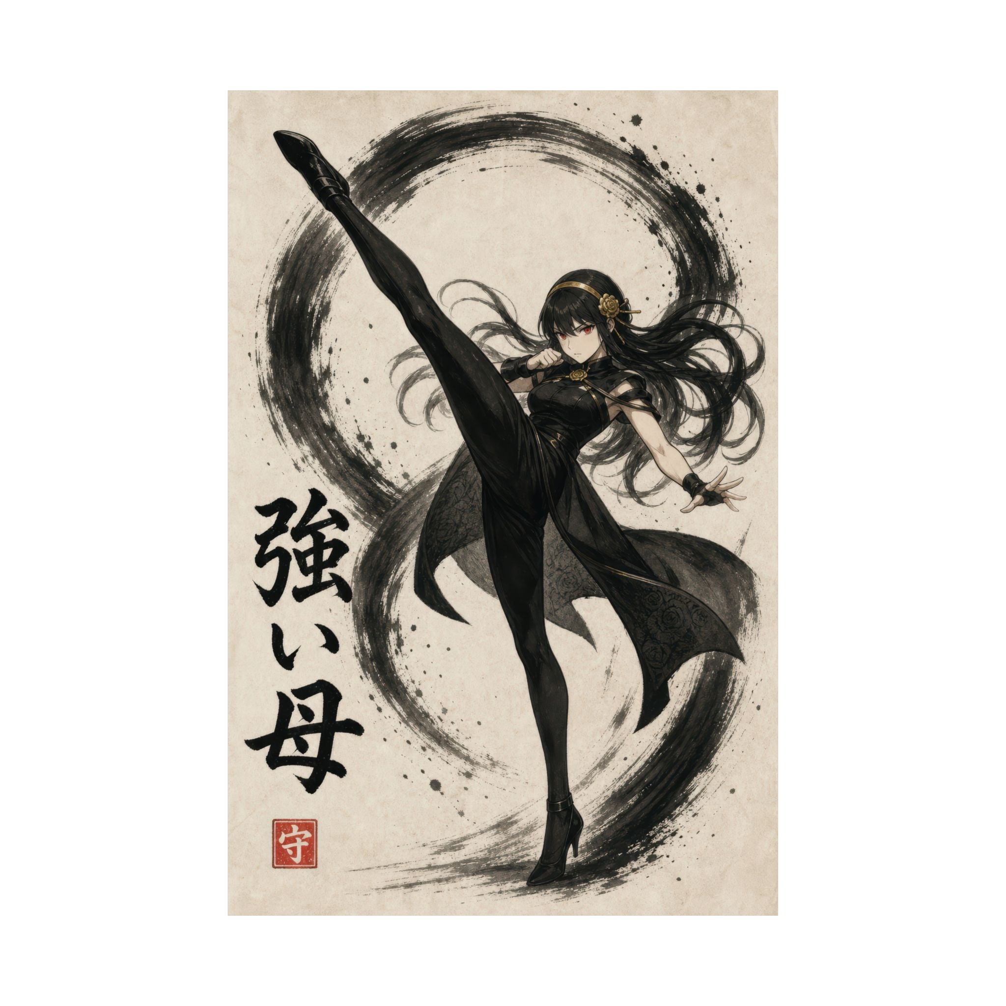 Spy x Family Yor Sumie Power Kick Kinetic Sumie Character Poster Anime Poster
