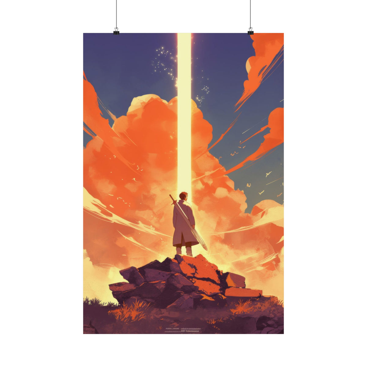 Carpe Diem Sword Anime Poster
