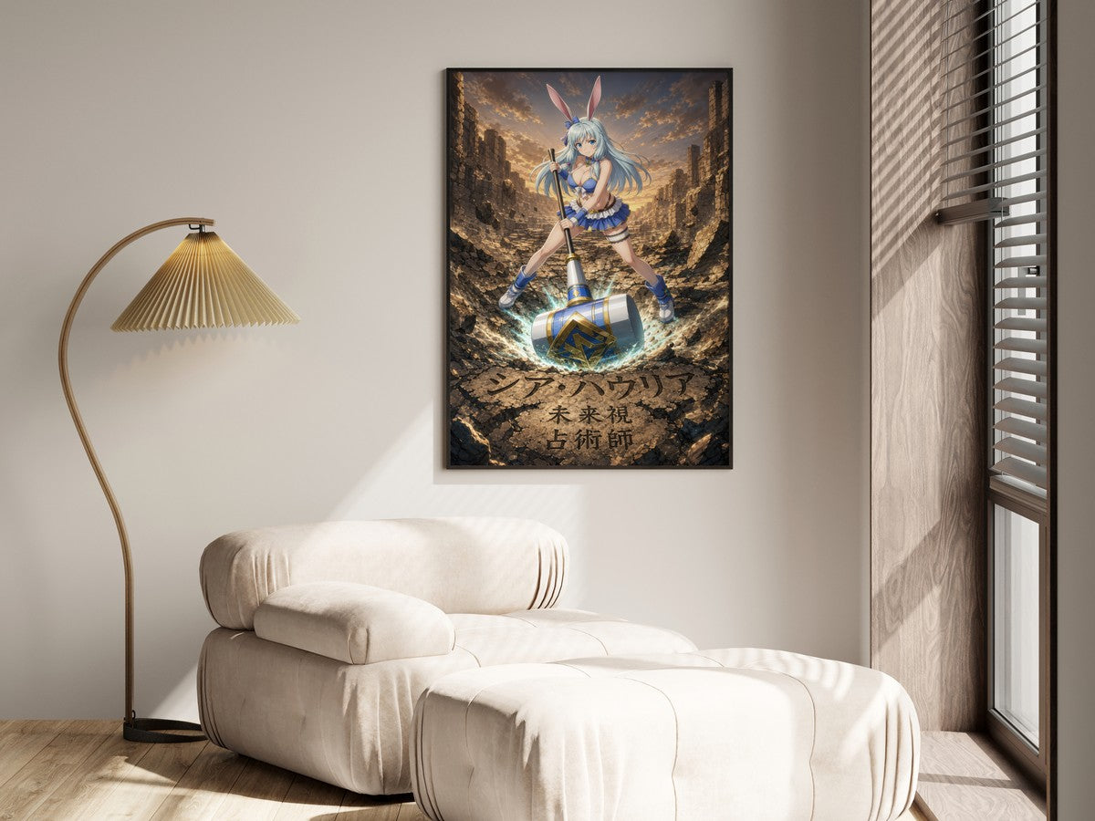 Arifureta Shea Hammer Impact Physical Power Anime Poster