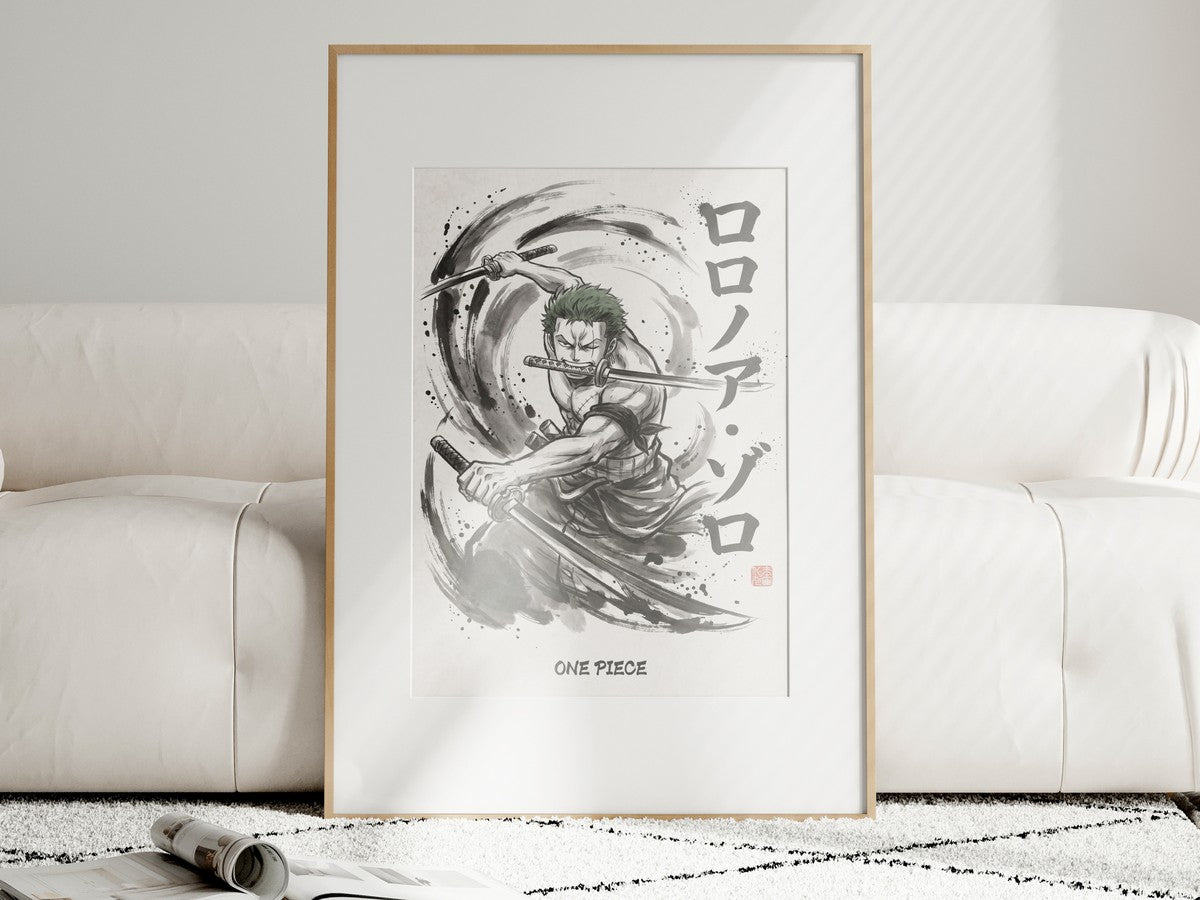 One Piece Zoro V1 Anime Poster
