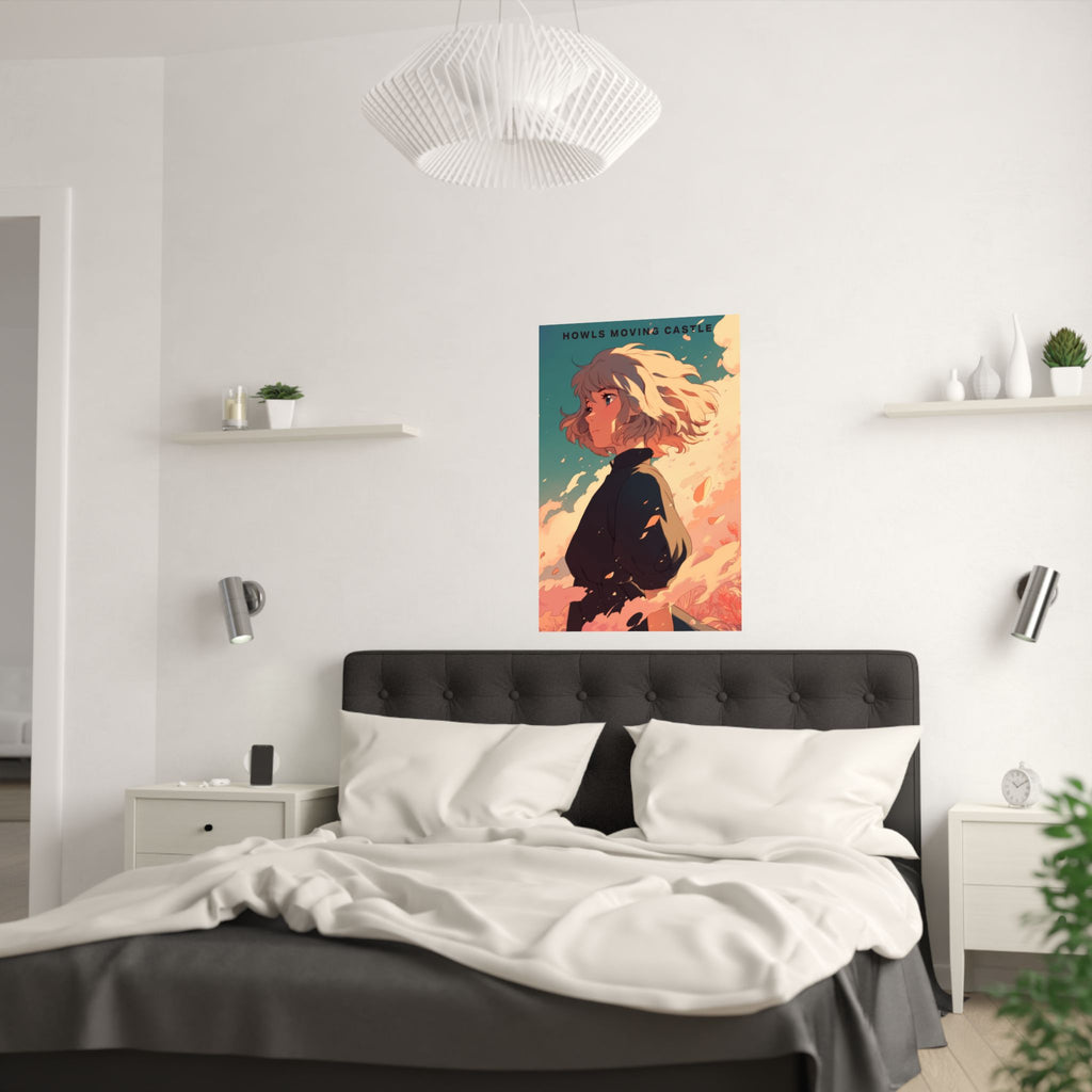 Howls Moving Castle Sophie Anime Poster