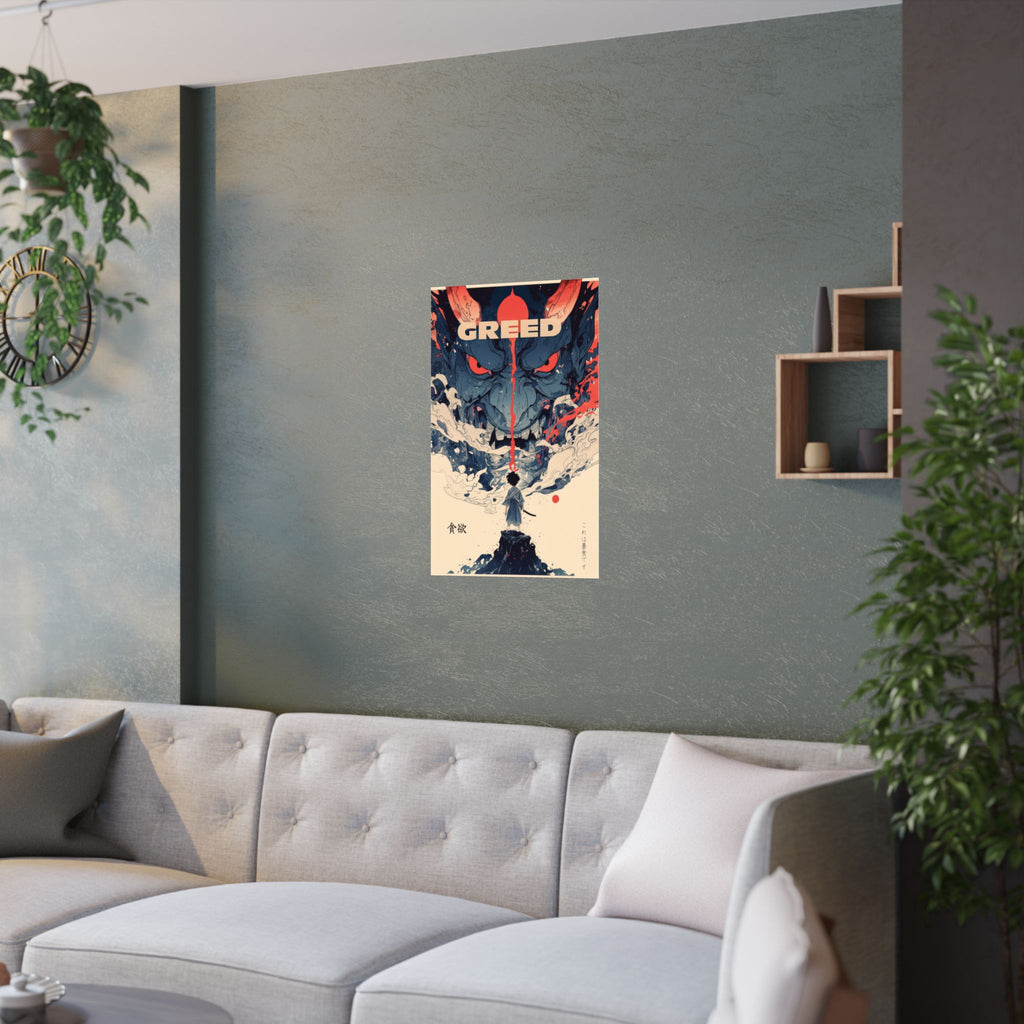 Greed -Boy vs Monster Anime Poster