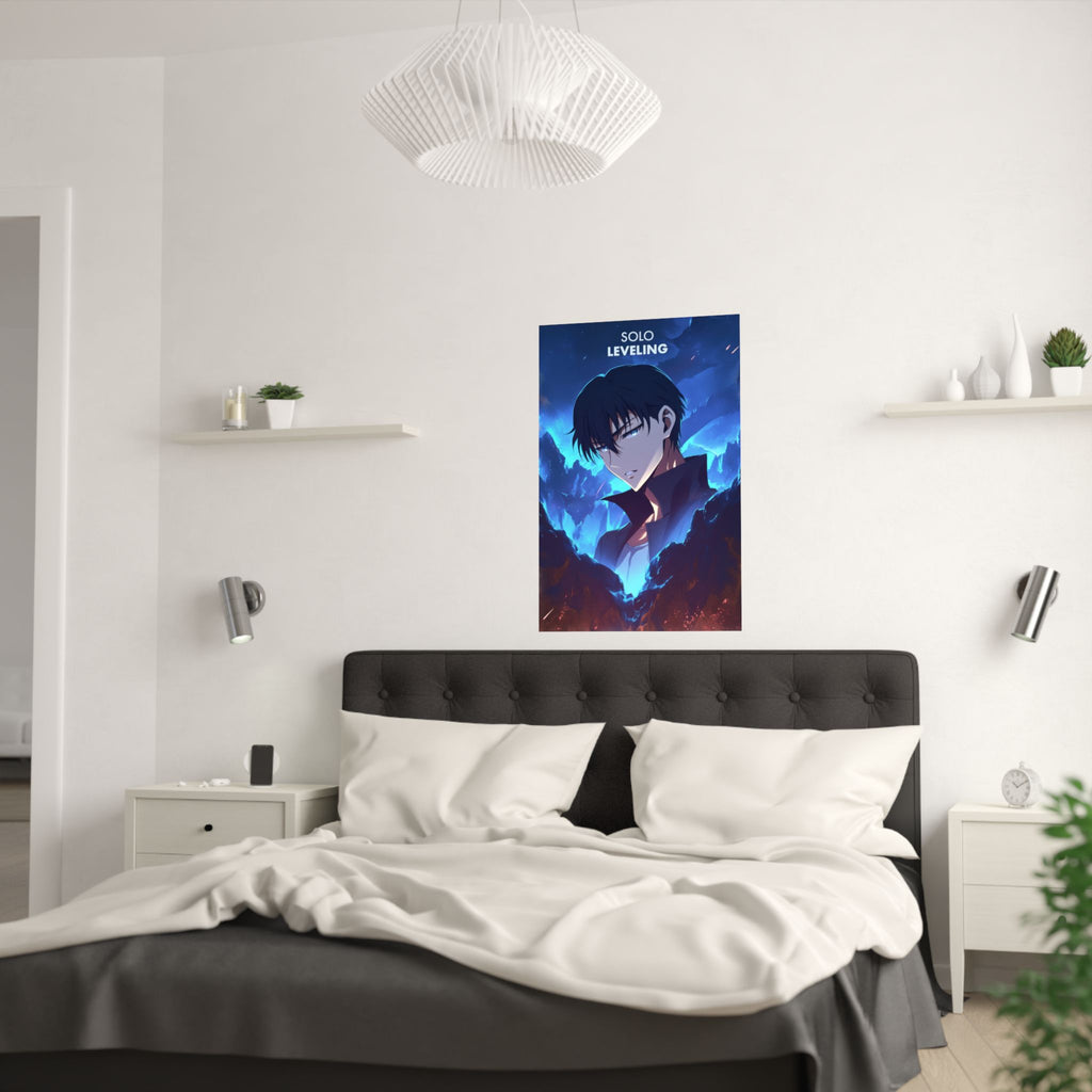 Solo Leveling Jinwoo Anime Poster