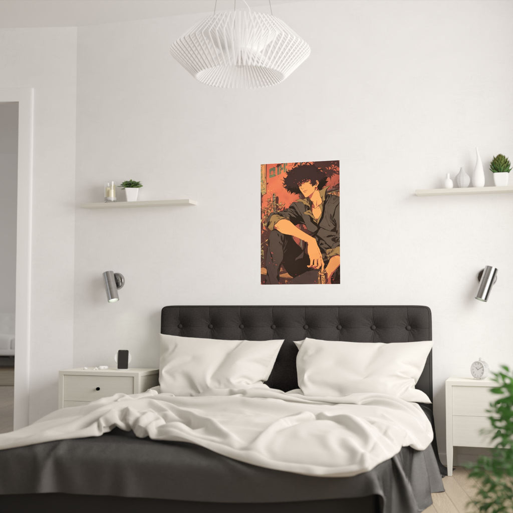 Cowboy Bebop Spike Siegel Anime Poster