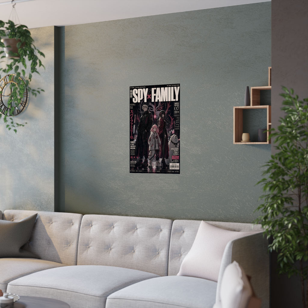 Spy x Family Forger Family Streetwear Anime Poster