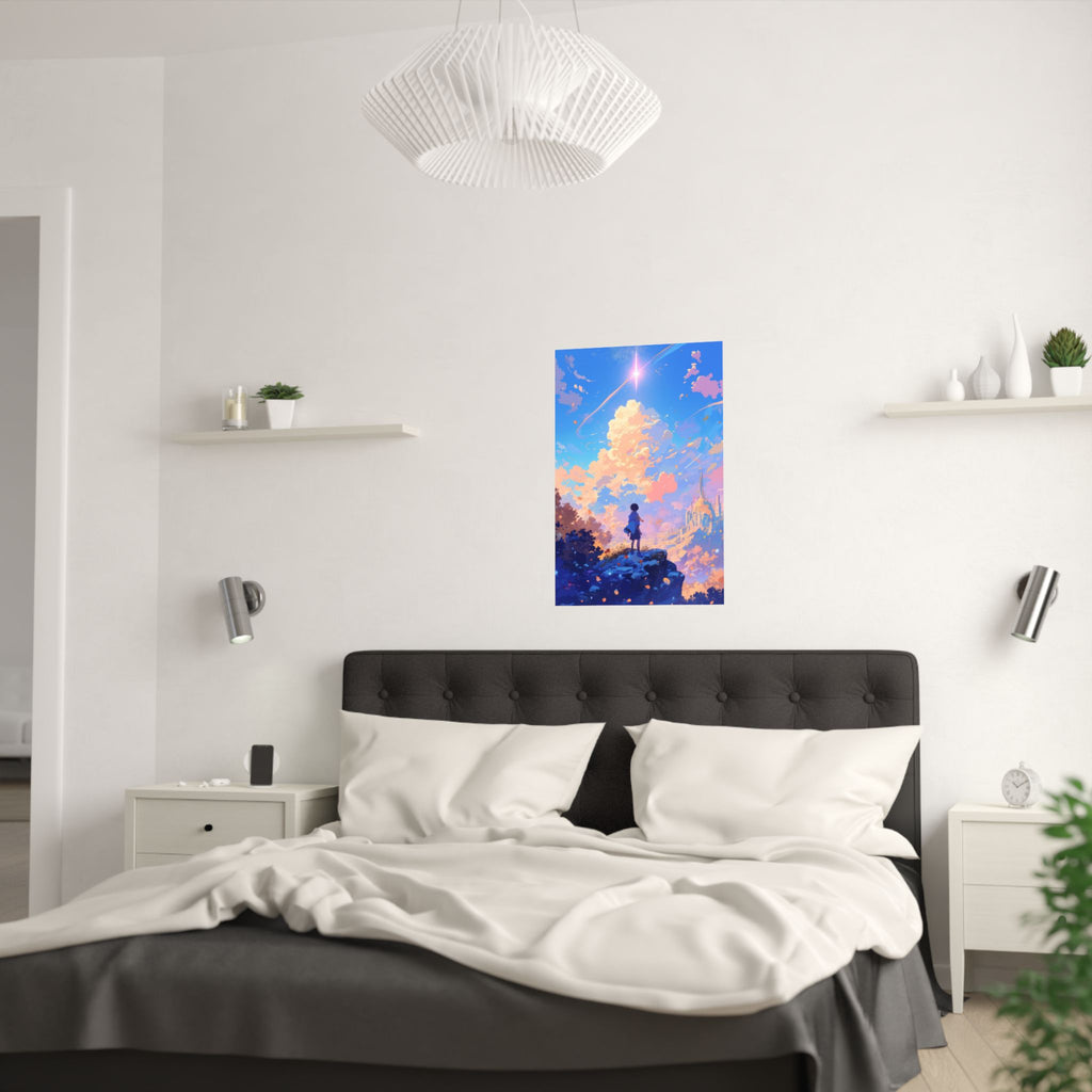 Dream - Clouds and Star Anime Poster