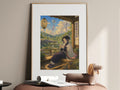 Demon Slayer Shinobu Tea Miyazaki Butterfly Porch Anime Poster