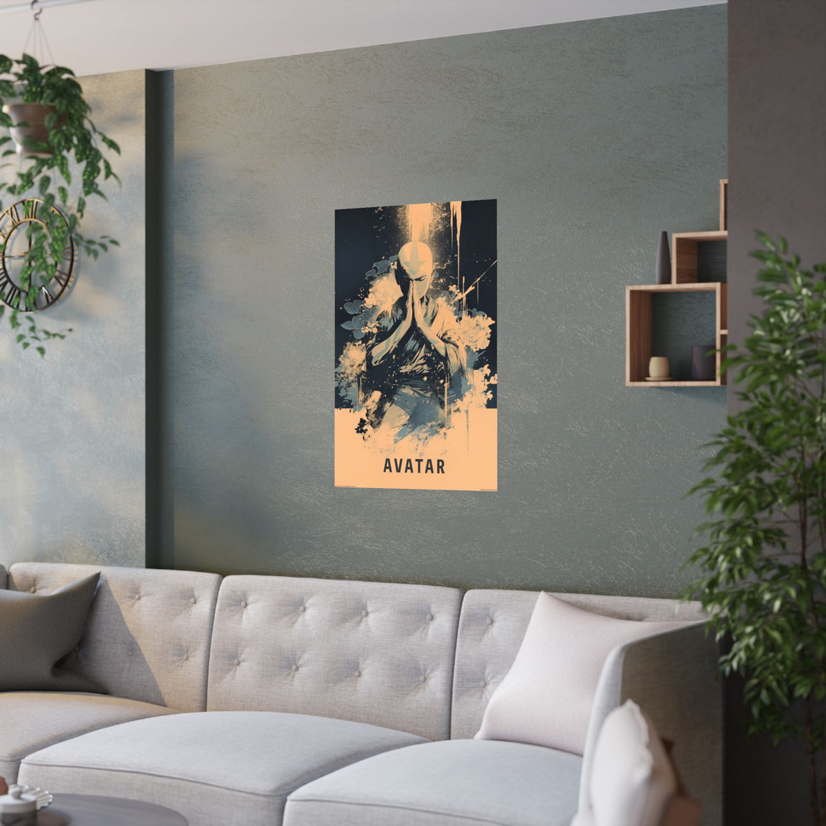 Avatar The Last Airbender aang Avatar Anime Poster