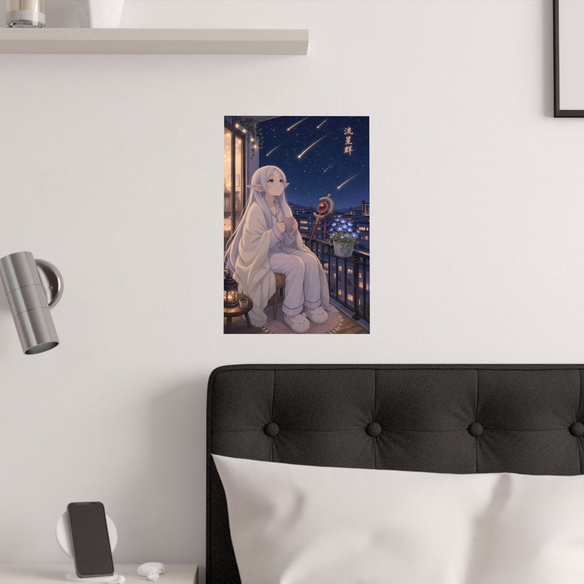 Frieren Fr40 Meteors Balcony Anime Poster