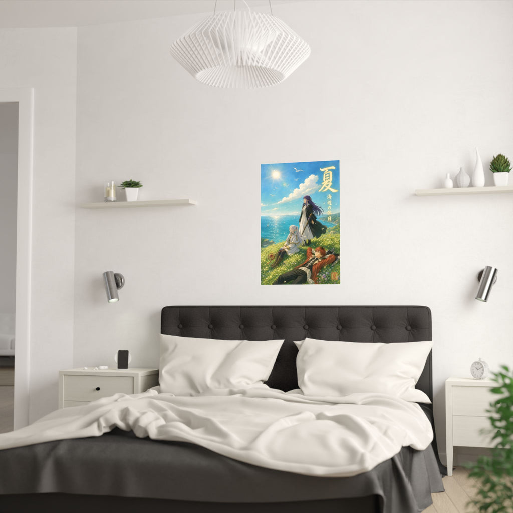 Frieren Fs02 Summer Anime Poster