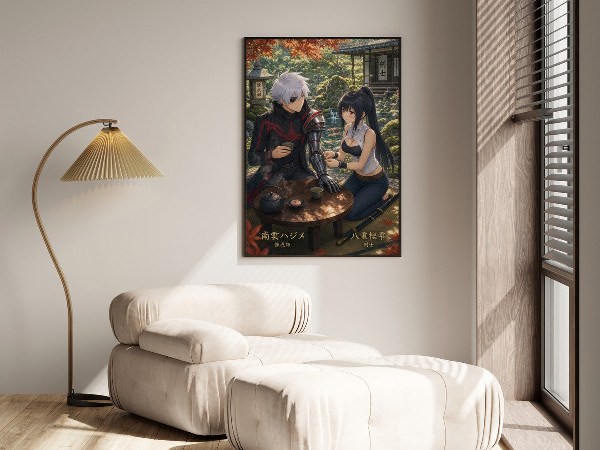 Arifureta Romance Plus Hajime Shizuku Tea Garden Anime Poster