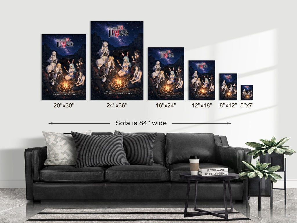 Arifureta Main Party Night Camp Found Family Anime Poster
