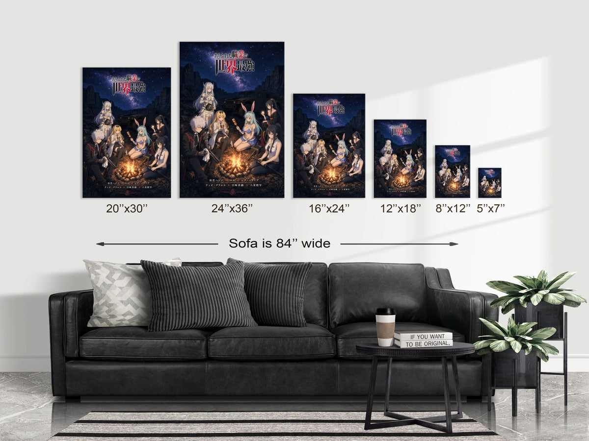 Arifureta Main Party Night Camp Found Family Anime Poster