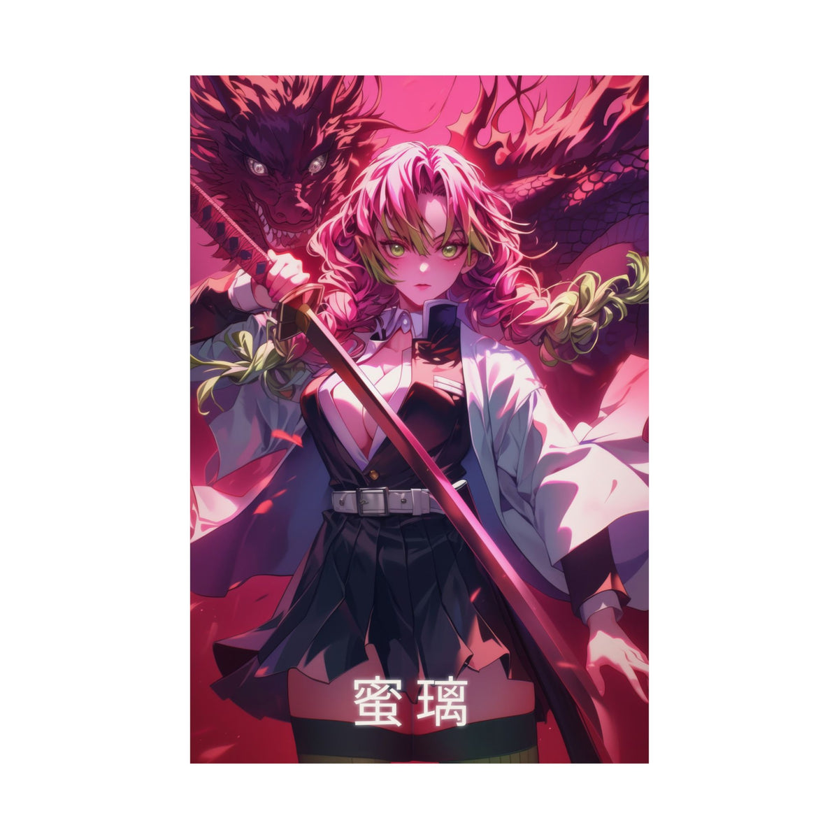 Demon Slayer Mitsuri Kanroji The Love Hashira 2 Anime Poster
