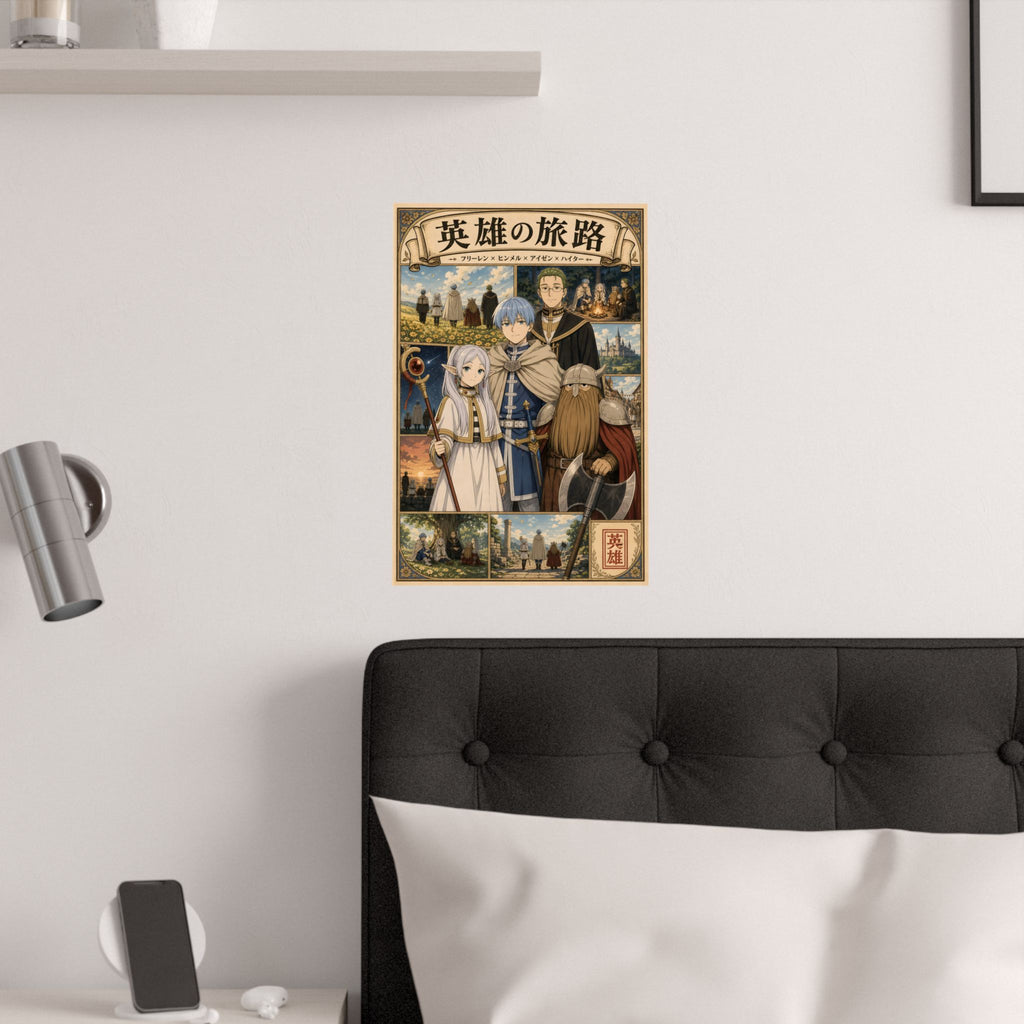 Frieren Cg02 Hero Party Anime Poster