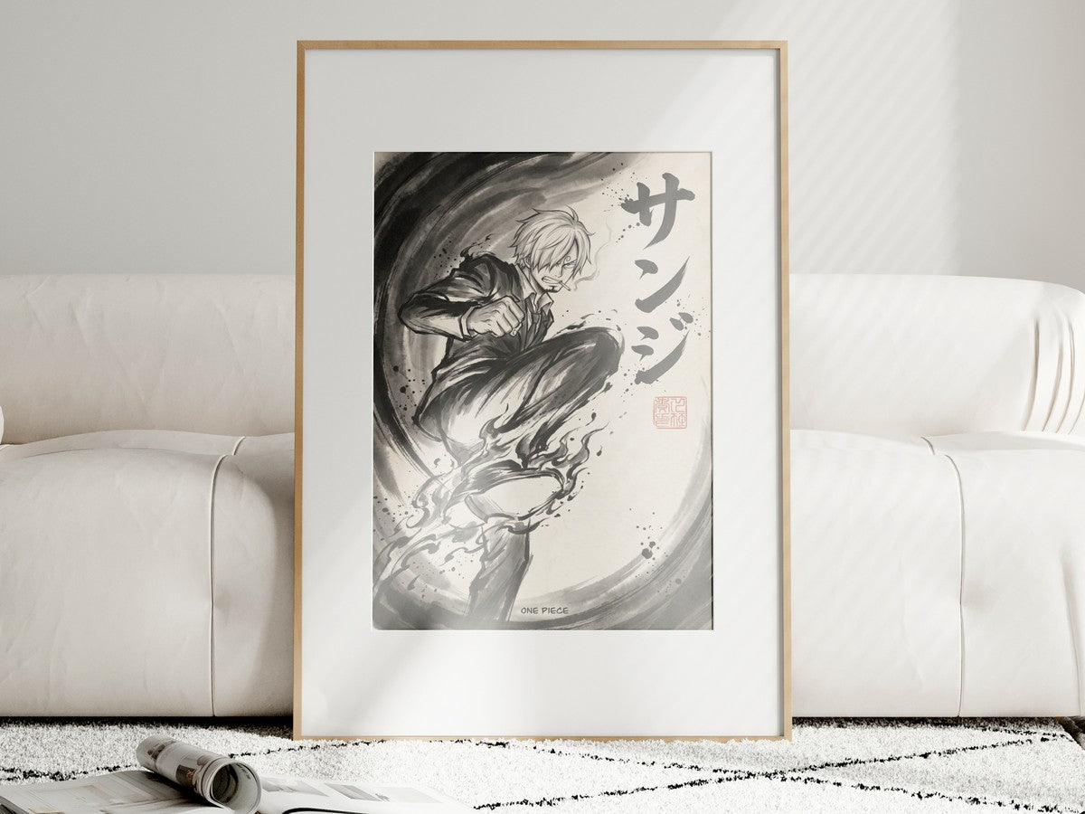 One Piece Sanji V1 Anime Poster