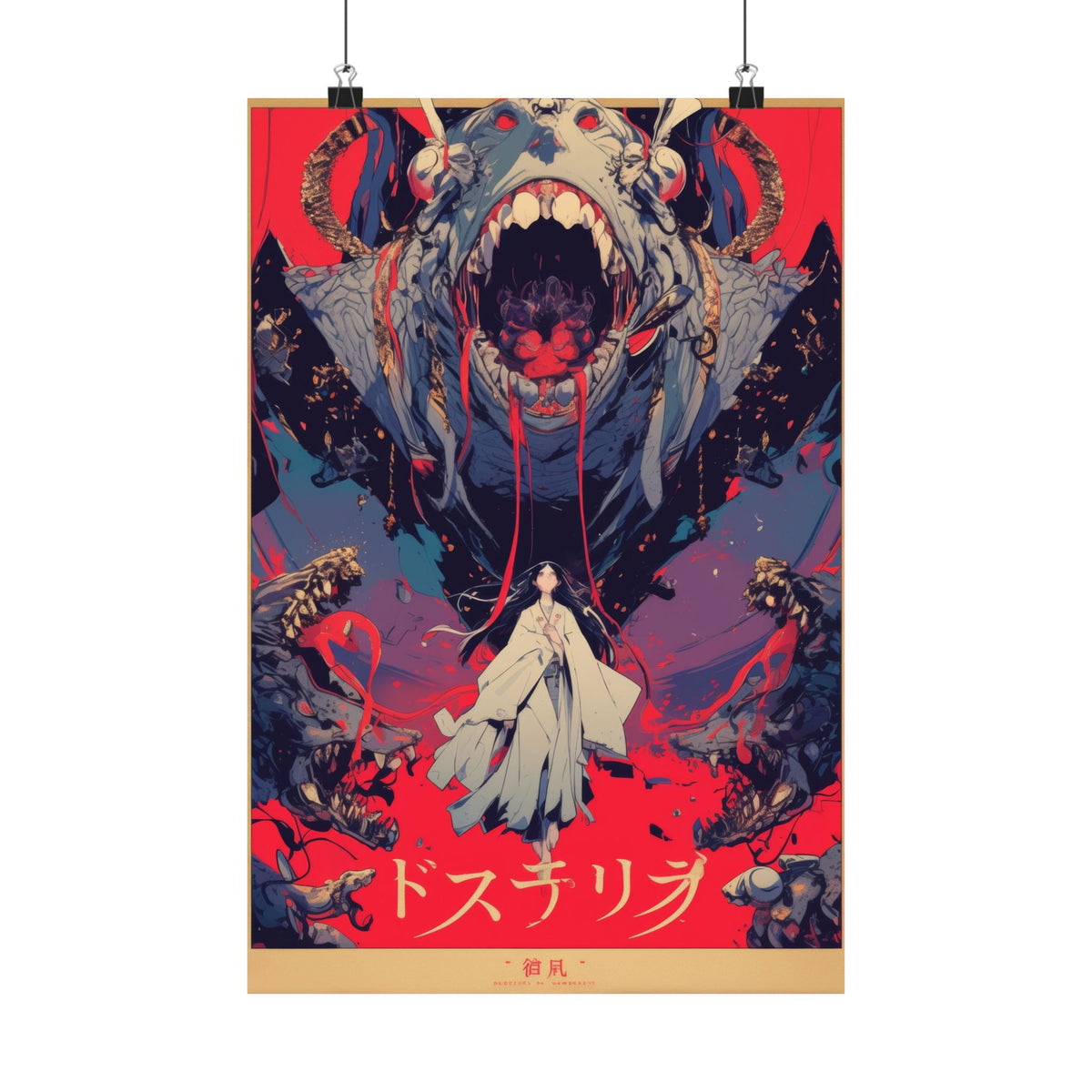 Gluttony - Woman Monster Anime Poster