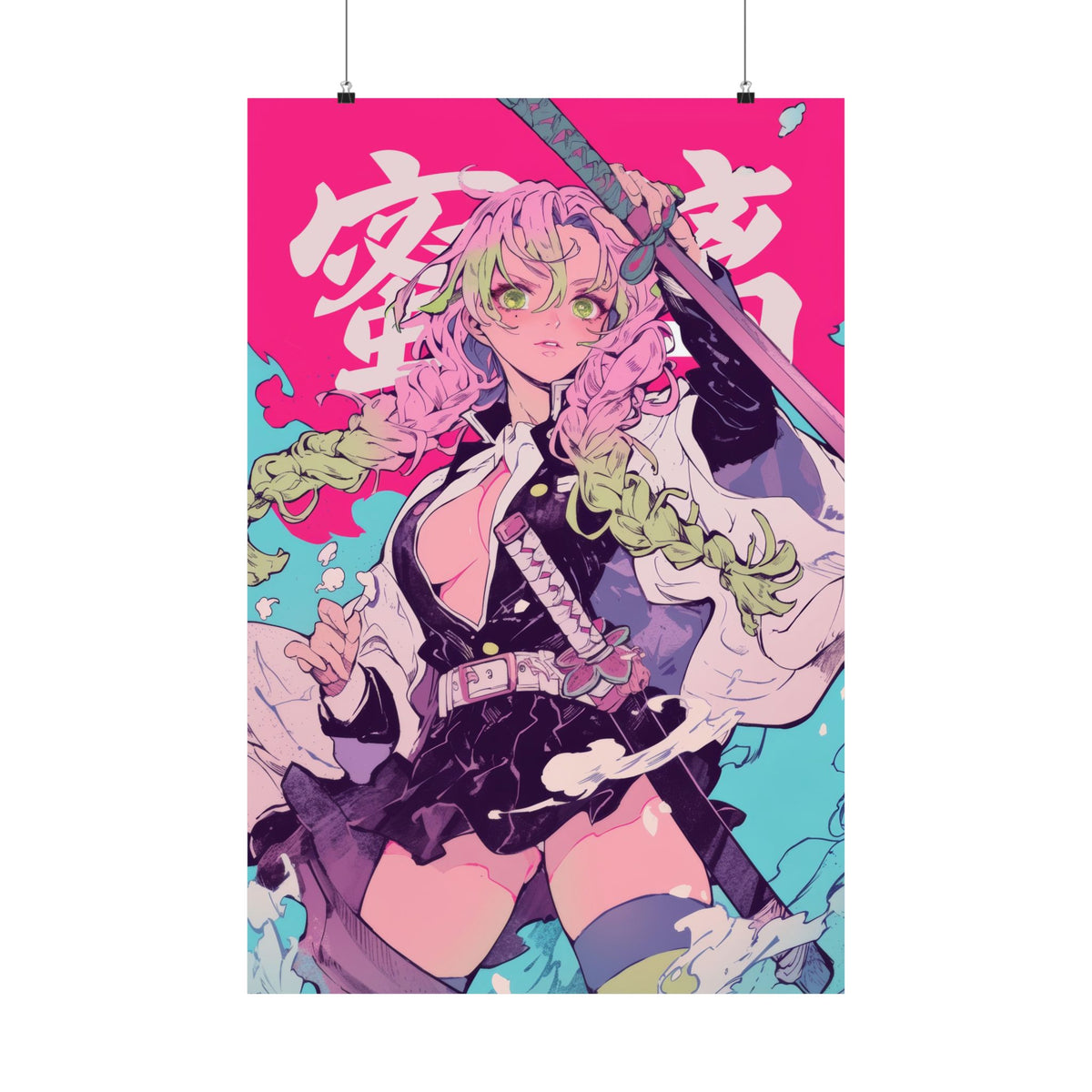 Demon Slayer Mitsuri Kanroji The Love Hashira Anime Poster