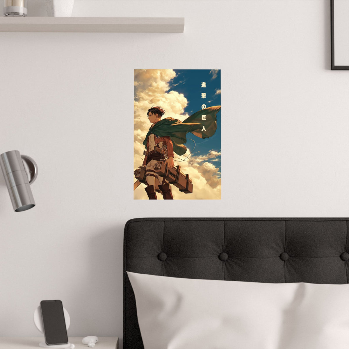 Attack on Titan Levi Ackerman Profile Anime Poster