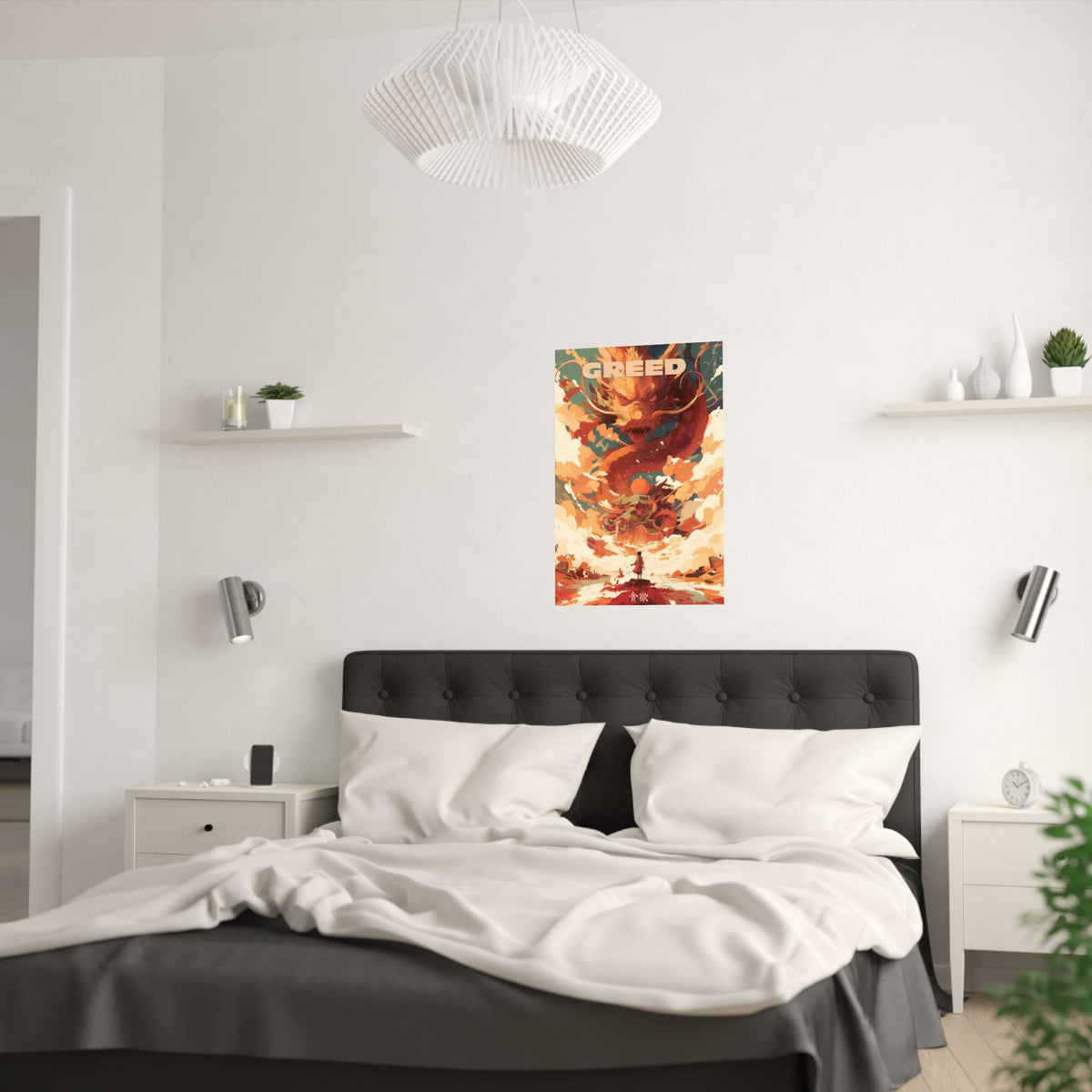 Greed - Woman vs Dragon Anime Poster