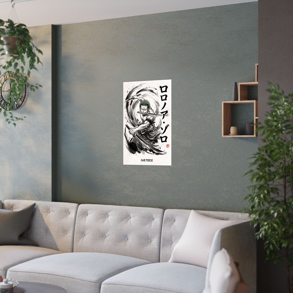 One Piece Zoro V1 Anime Poster