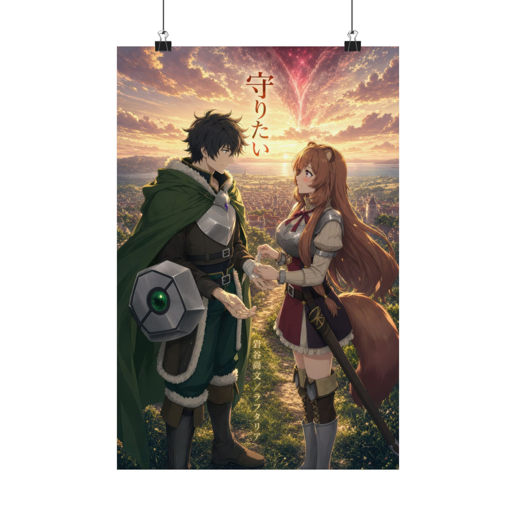 The Rising of the Shield Hero Naofumi Raphtalia Dawn After Wave Romantic Movie A