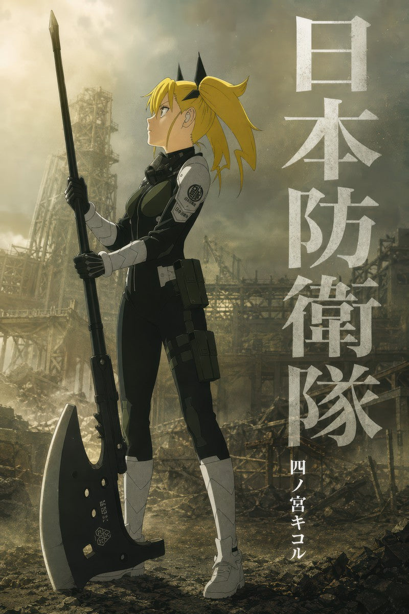Kaiju No. 8 New30 N05 Kikoru Axe Anime Poster