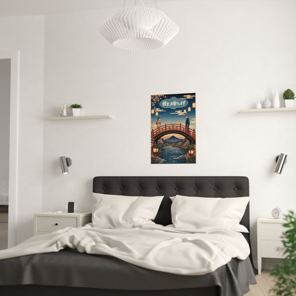 Rent a Girlfriend G10 Ukiyoe Bridge Anime Poster