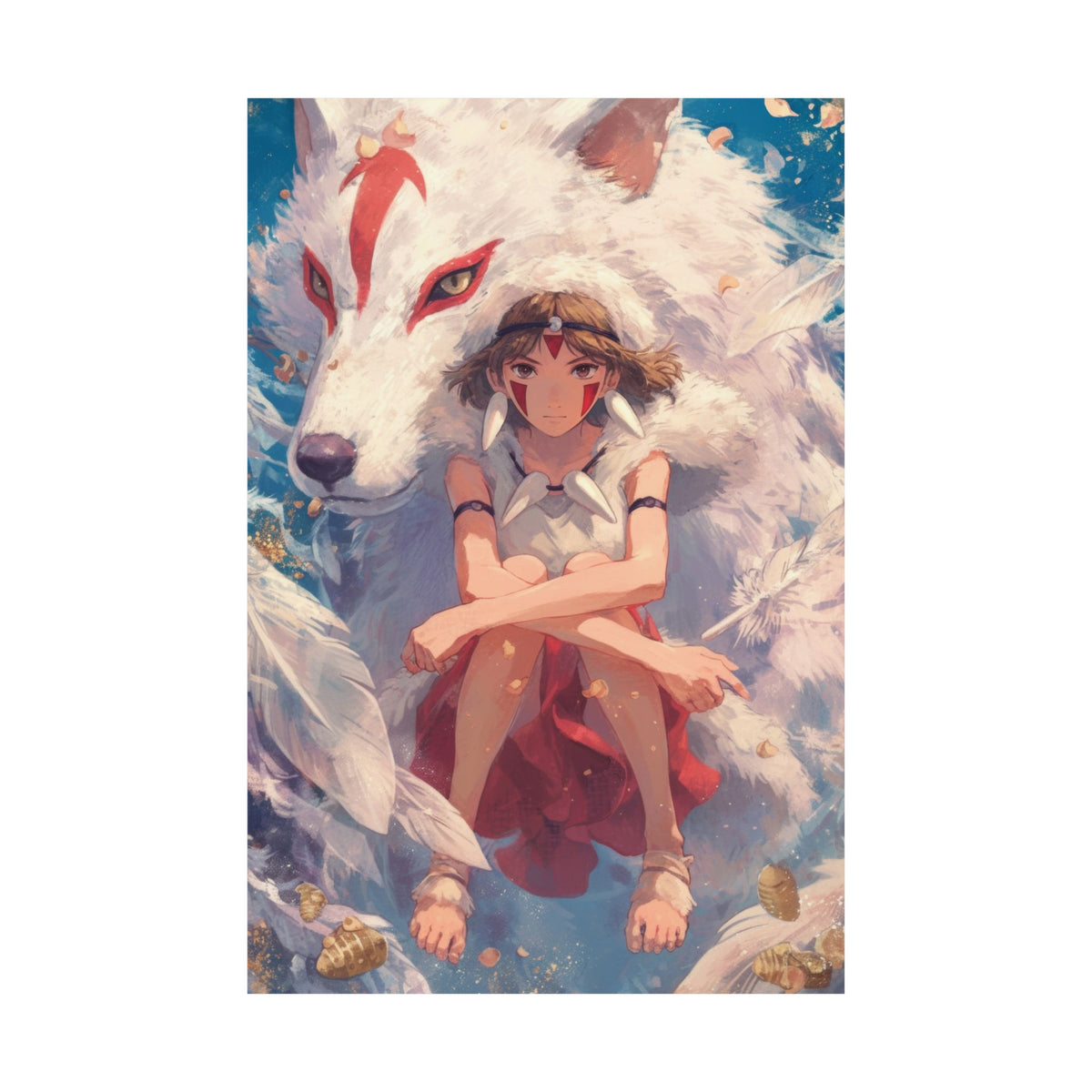 Princess Mononoke art Anime Poster