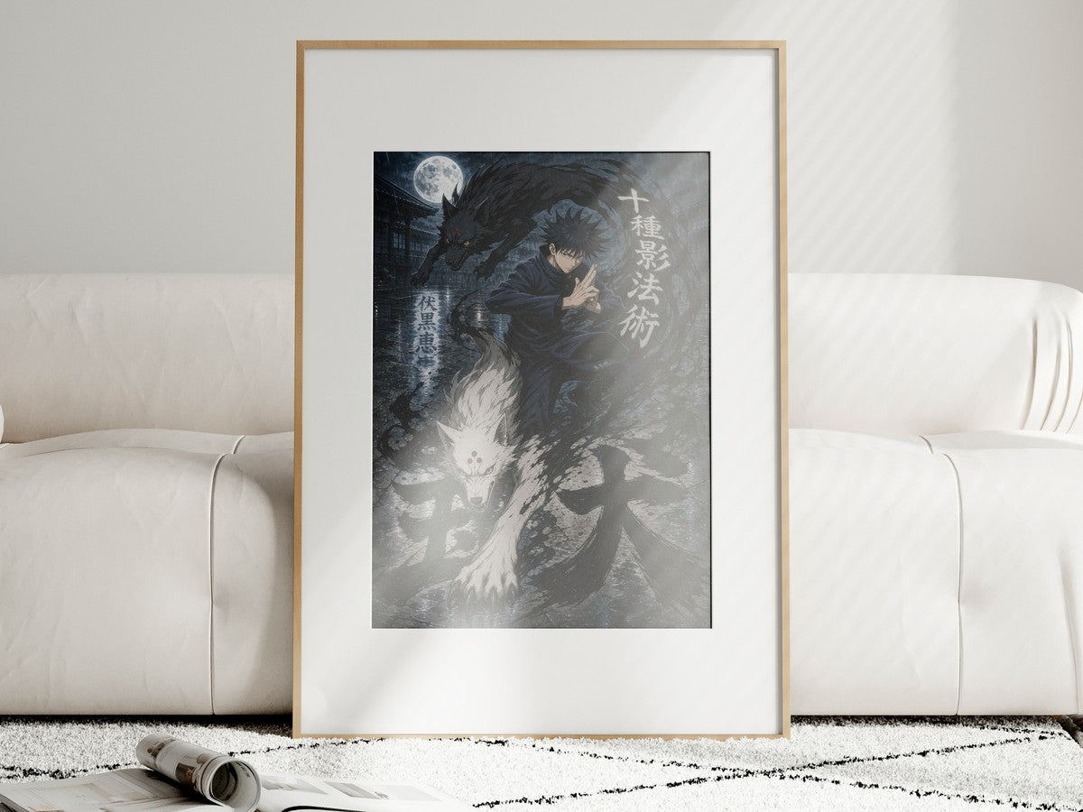 Jjk Megumi-Divine-Dogs Native-Type Dynamic Gpt-Image-2 Pixazo Medium V01 Anime P