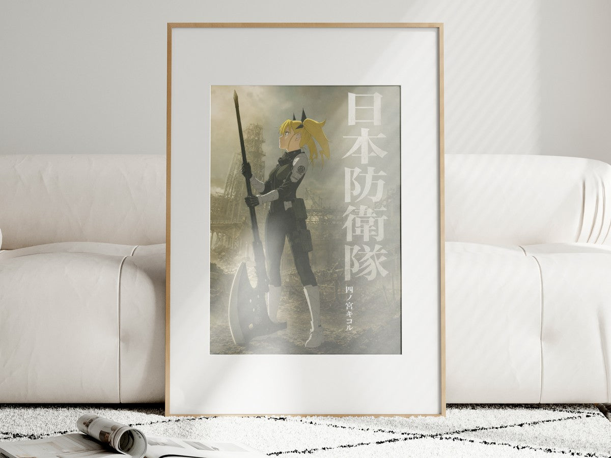 Kaiju No. 8 New30 N05 Kikoru Axe Anime Poster